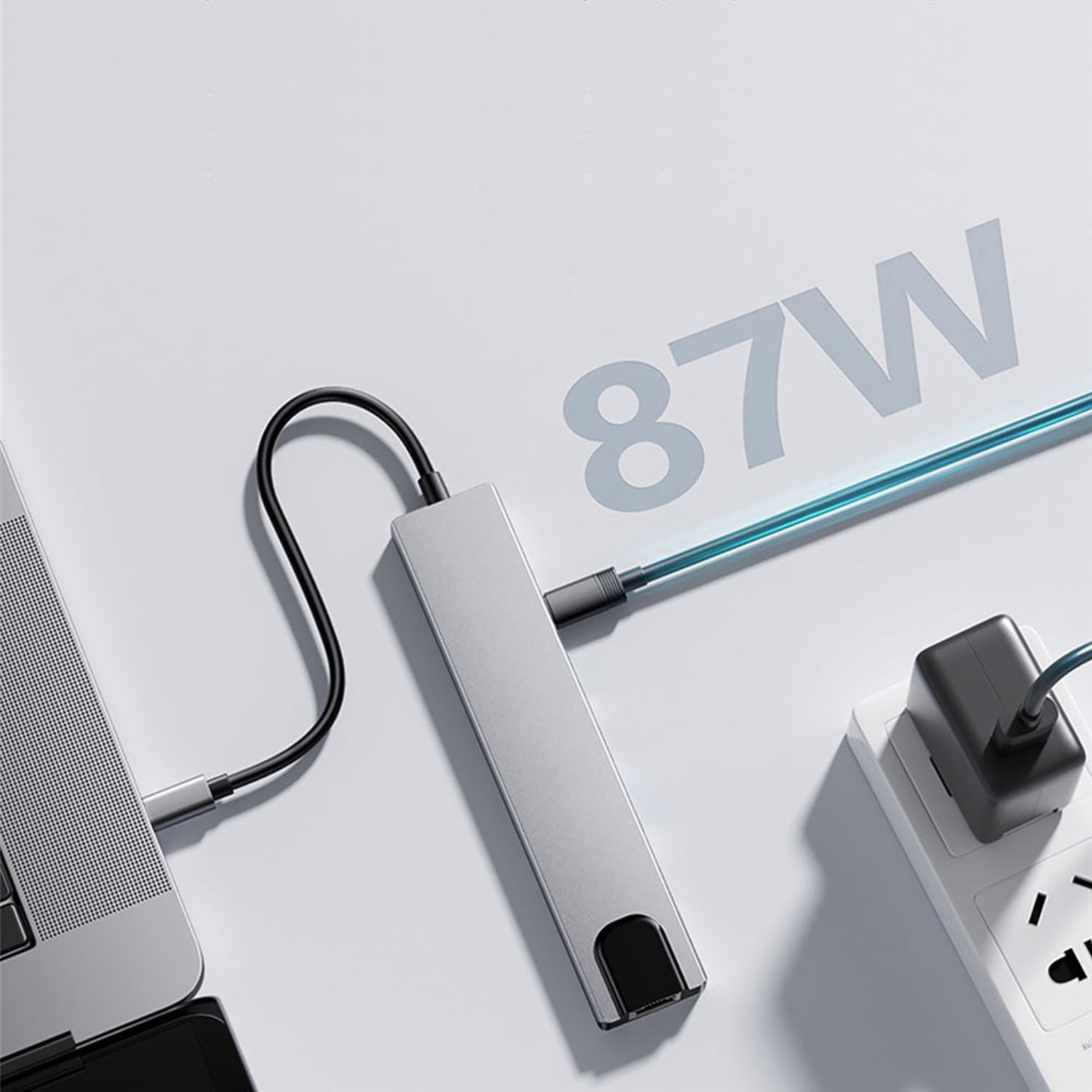 Hub USB 8 en 1 87 W PD